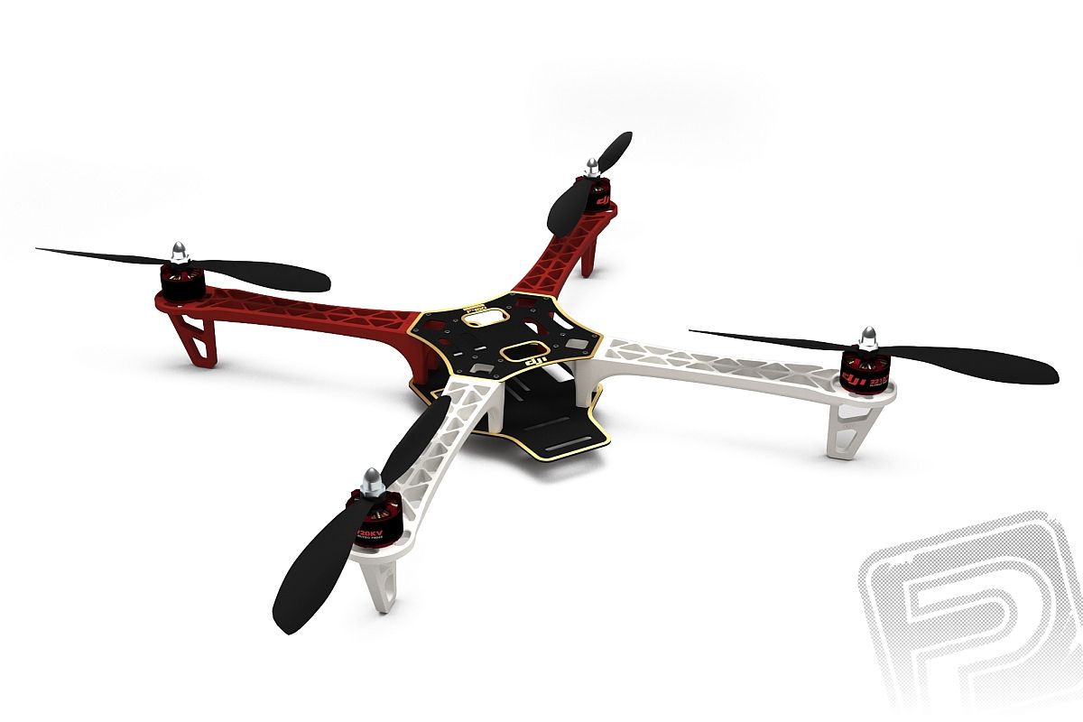 F450 + Naza-M Lite + GPS + podvozek DJI