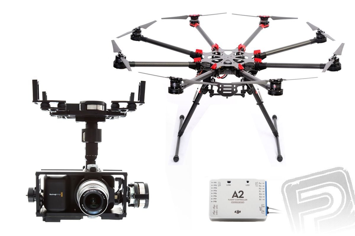 S1000 Profi + A2 + Z15 (BMPCC) + Z15 ZDARMA DJI PROFI