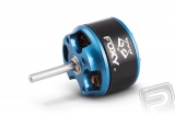 Střídavý elektromotor s rotačním pláštěm pro modely letadel: větroň 450g, trenér 450g, akro 400g, 3D 330g, KV1000 ot./min na V, napájení Lixx 2-3s, hřídel 3.0 mm. Včetně unašeče pro pevnou vrtuli a sady pro zadní montáž FOXY